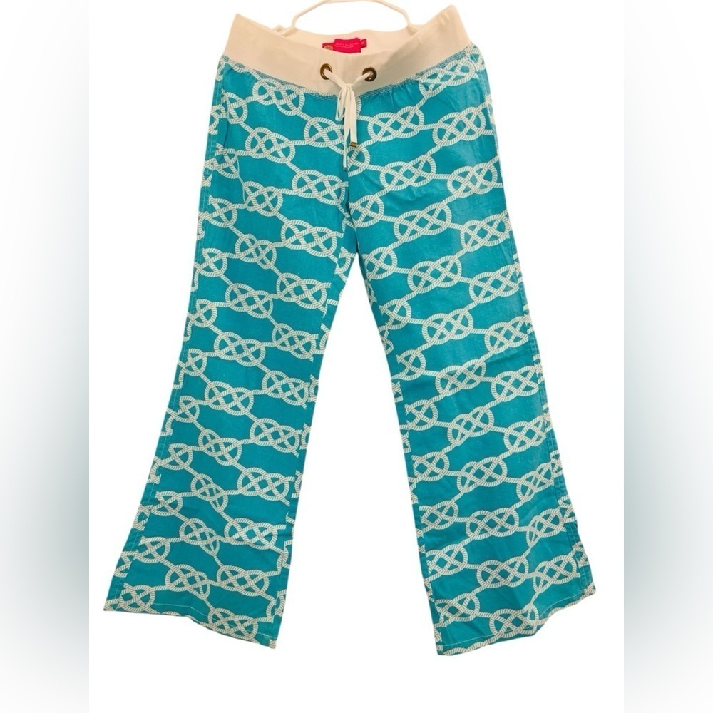Macbeth Collection by Margaret Josephs Rope Print Women Pants Size M